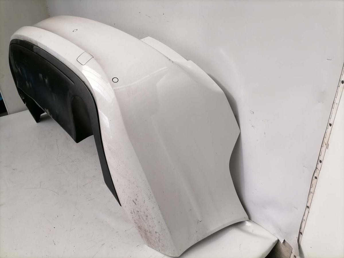 Volvo C70 2 original Sto&szlig;stange Stossf&auml;nger hinten Icewhite Bj.2012